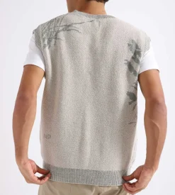 Norse Projects Melvin Jacquard Vest Light Khaki