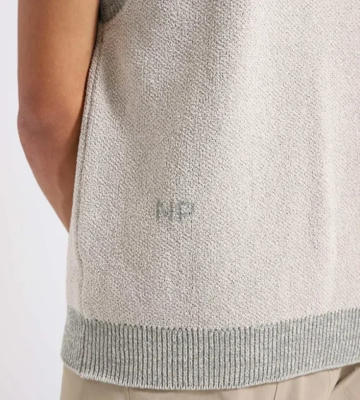 Norse Projects Melvin Jacquard Vest Light Khaki