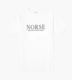 Norse Projects Niels Serif Logo White
