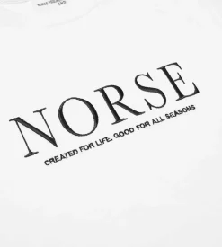Norse Projects Niels Serif Logo White