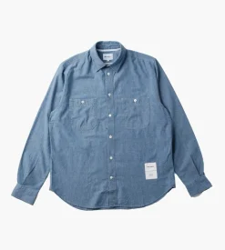 Norse Projects Silas Chambray Tab Series Indigo