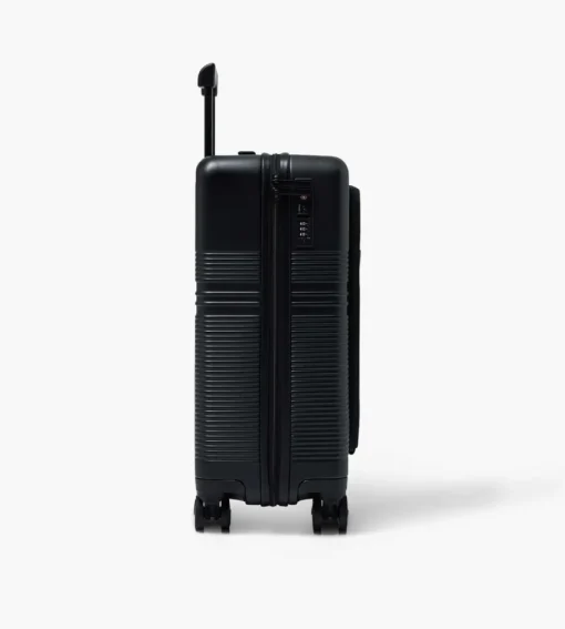 Nortvi Midnight Black Front Pocket 39L Suitcase