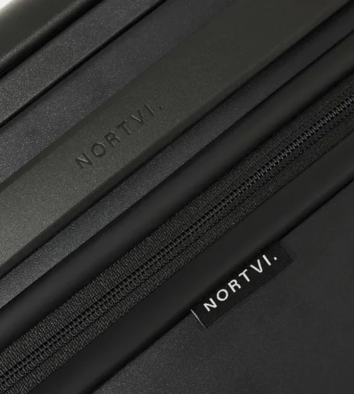 Nortvi Midnight Black Front Pocket 39L Suitcase