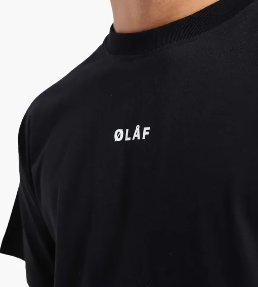 Olaf Block Tee Black