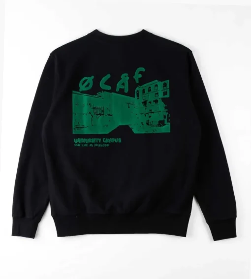 Olaf Campus Crewneck Black
