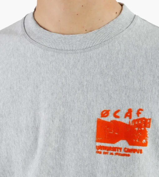 Olaf Campus Crewneck Heather Grey
