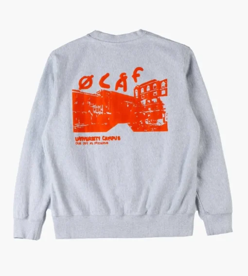 Olaf Campus Crewneck Heather Grey