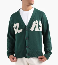 Olaf Cardigan Dark Forest Green