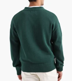 Olaf Cardigan Dark Forest Green
