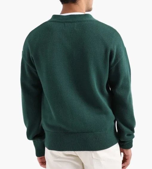Olaf Cardigan Dark Forest Green