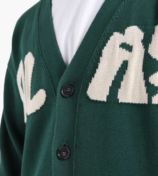 Olaf Cardigan Dark Forest Green