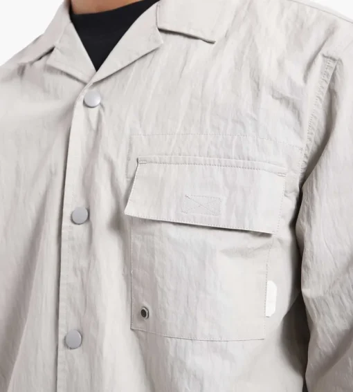 Olaf Cargo Shirt Light Grey