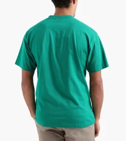 Olaf Chainstitch Tee Ocean Green