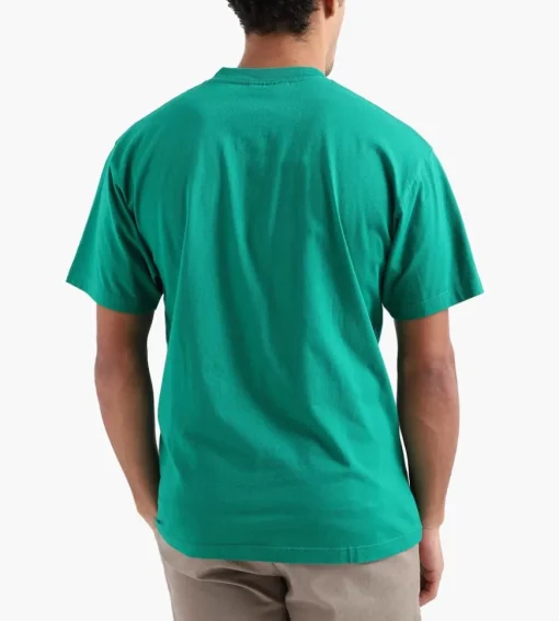 Olaf Chainstitch Tee Ocean Green