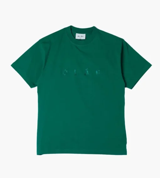 Olaf Chainstitch Tee Ocean Green