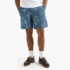 Olaf Denim Aop Shorts Light Denim