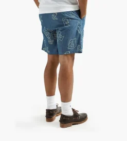 Olaf Denim Aop Shorts Light Denim