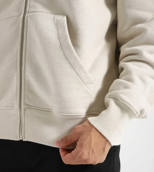 Olaf Heavyweight Studio Zip Up Cement