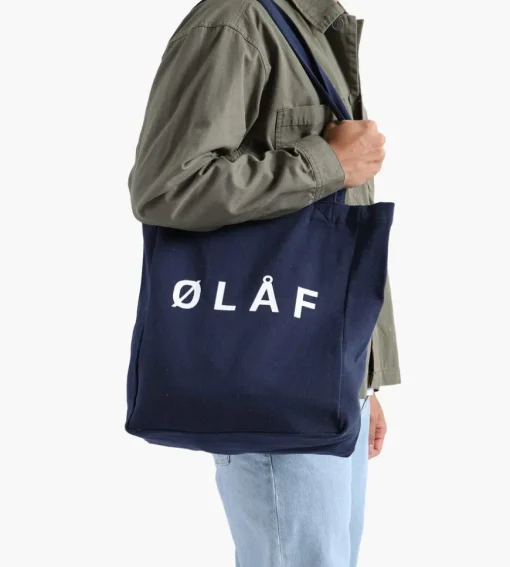 Olaf Hussein Olaf Tote Bag Navy