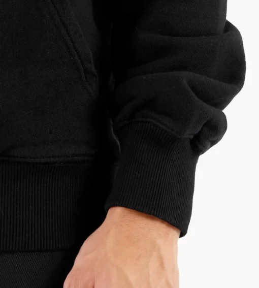 Olaf Italic Zip Mock Black