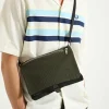 Olaf Passport Seersucker Bag Forest Green