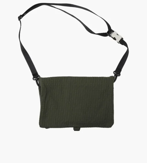 Olaf Passport Seersucker Bag Forest Green