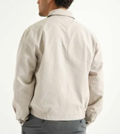 Olaf Seersucker Baracuta Jacket Cement