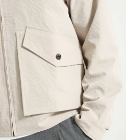 Olaf Seersucker Baracuta Jacket Cement