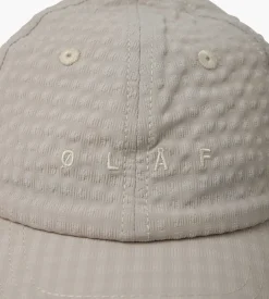 Olaf Seersucker Cap Cement