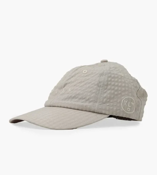 Olaf Seersucker Cap Cement