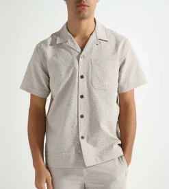 Olaf Seersucker Shirt Cement
