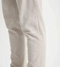 Olaf Seersucker Slim Trousers Cement