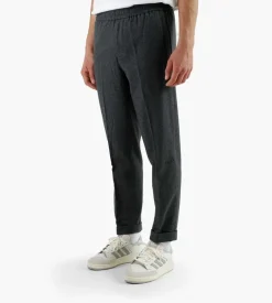 Olaf Slim Elasticated Pants Dark Grey