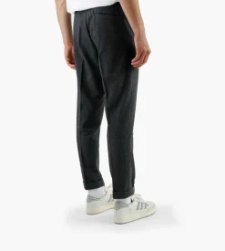 Olaf Slim Elasticated Pants Dark Grey