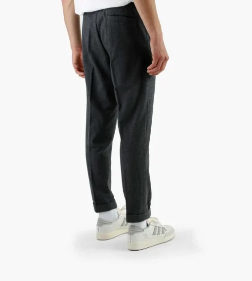 Olaf Slim Elasticated Pants Dark Grey