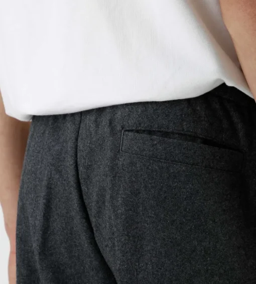 Olaf Slim Elasticated Pants Dark Grey