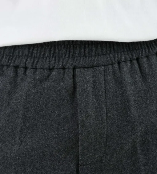 Olaf Slim Elasticated Pants Dark Grey