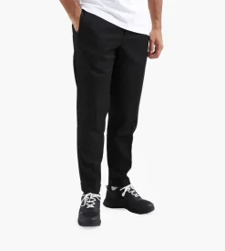 Olaf Slim Elasticated Trouser Black