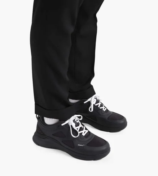 Olaf Slim Elasticated Trouser Black