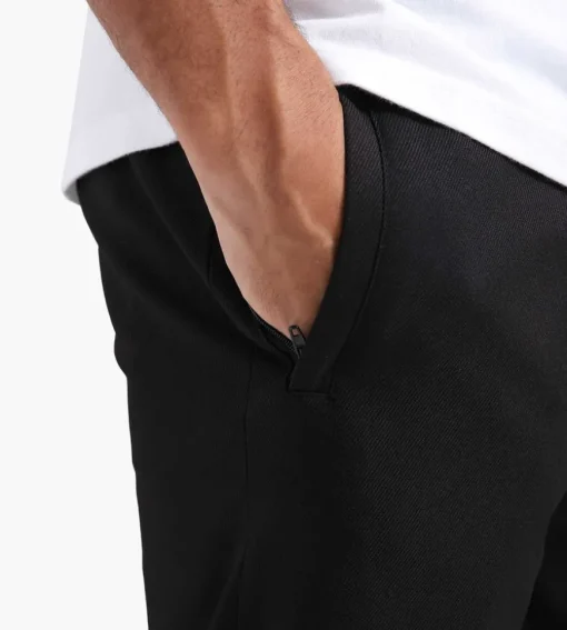 Olaf Slim Elasticated Trouser Black
