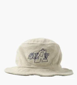 Olaf Toweling Bucket Hat Cement