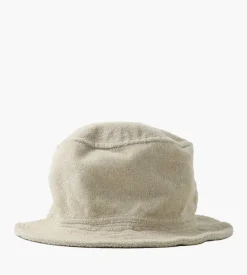 Olaf Toweling Bucket Hat Cement