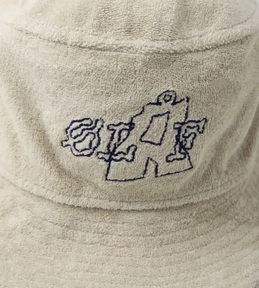 Olaf Toweling Bucket Hat Cement