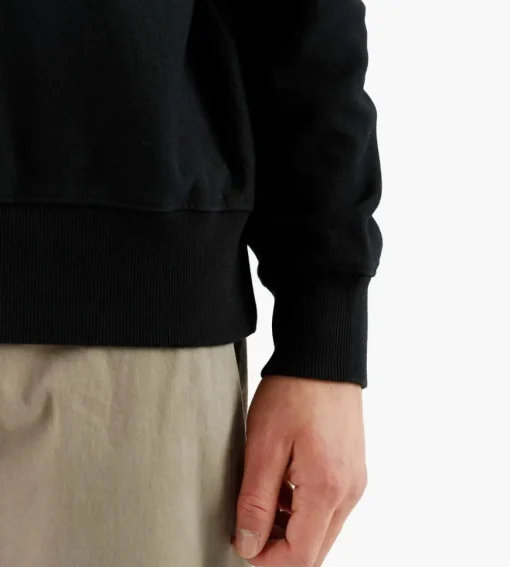 Olaf Varsity Crewneck Black