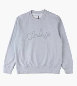 Olaf Varsity Crewneck Heather Grey