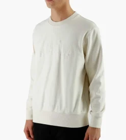 Olaf Varsity Crewneck Off White