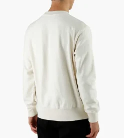 Olaf Varsity Crewneck Off White