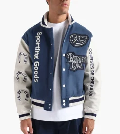 Pal Sporting Goods Coupe D'Equitation Varsity Jacket Marine Blue 610