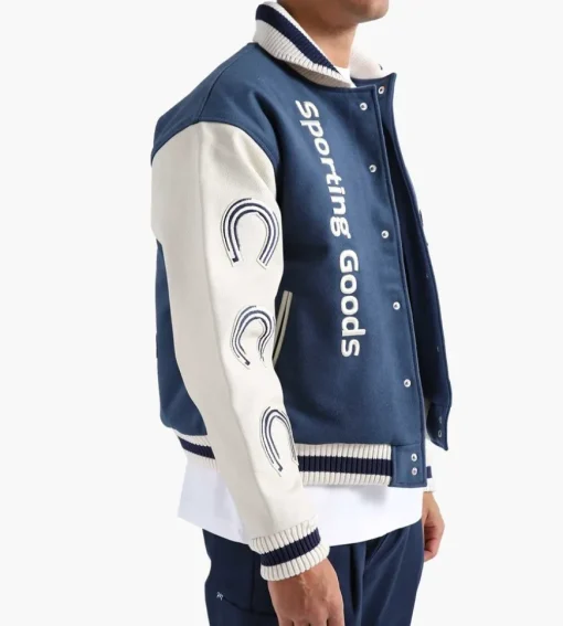 Pal Sporting Goods Coupe D'Equitation Varsity Jacket Marine Blue 610
