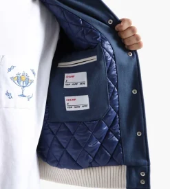 Pal Sporting Goods Coupe D'Equitation Varsity Jacket Marine Blue 610